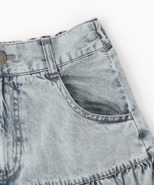 LOVETOXIC（ラブトキシック）の「【LTXC】デニムバルーンスカート（スカート・キッズ・グレー/ブルー・M:150cm/S:140cm/130cm/L:160cm）」の8枚目の写真