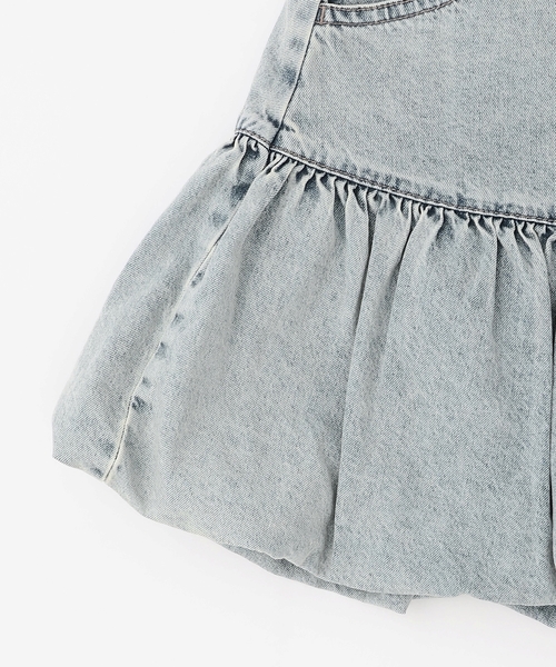 LOVETOXIC（ラブトキシック）の「【LTXC】デニムバルーンスカート（スカート・キッズ・グレー/ブルー・M:150cm/S:140cm/130cm/L:160cm）」の9枚目の写真