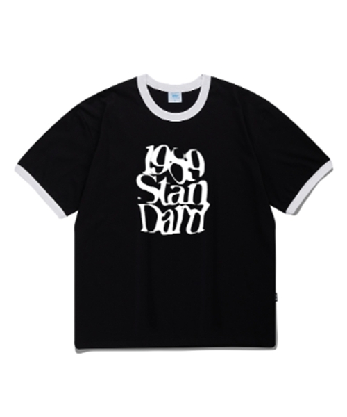 1989STANDARD(1989スタンダード)の「ILLUSION クールコットンリンガー半袖(SRSSTD-0072)(Tシャツ/カットソー・メンズ・ライトグレー/ブラック/アイボリー/ブルー・LARGE/MEDIUM/X-LARGE)」の3枚目の写真
