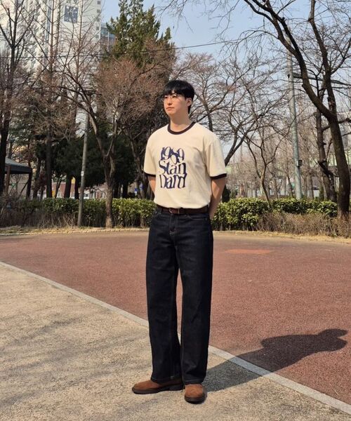 1989STANDARD(1989スタンダード)の「ILLUSION クールコットンリンガー半袖(SRSSTD-0072)(Tシャツ/カットソー・メンズ・ライトグレー/ブラック/アイボリー/ブルー・LARGE/MEDIUM/X-LARGE)」の11枚目の写真