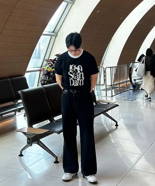 1989STANDARD(1989スタンダード)の「ILLUSION クールコットンリンガー半袖(SRSSTD-0072)(Tシャツ/カットソー・メンズ・ライトグレー/ブラック/アイボリー/ブルー・LARGE/MEDIUM/X-LARGE)」の13枚目の写真