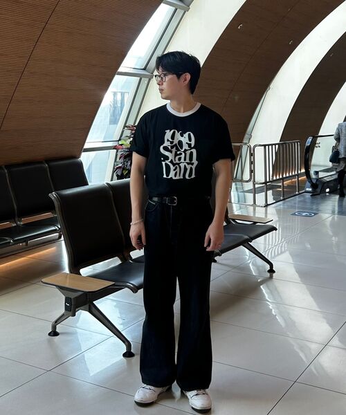 1989STANDARD(1989スタンダード)の「ILLUSION クールコットンリンガー半袖(SRSSTD-0072)(Tシャツ/カットソー・メンズ・ライトグレー/ブラック/アイボリー/ブルー・LARGE/MEDIUM/X-LARGE)」の14枚目の写真