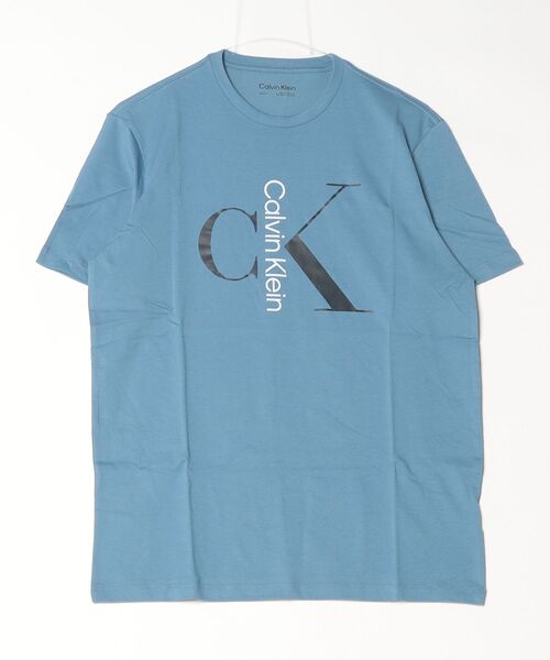 Calvin Klein(カルバン・クライン)の「Calvin Klein / カルバンクライン ss text monogram crewneck tee 半袖クルーネックTシャツ(Tシャツ/カットソー・メンズ・ブラック/ブルー/ホワイト・XL/L/M/S)」の7枚目の写真