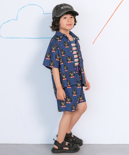 MARKEY'S(マーキーズ)の「総柄メッシュクライミングショートパンツ/セットアップ可(その他パンツ・キッズ・ピンク/チャコール/ブラウン/ネイビー・100/150/90/140/130/120/110)」の15枚目の写真