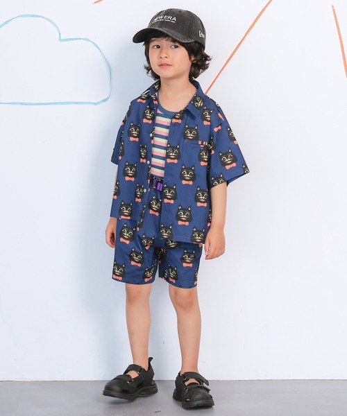 MARKEY'S(マーキーズ)の「総柄メッシュクライミングショートパンツ/セットアップ可(その他パンツ・キッズ・ピンク/チャコール/ブラウン/ネイビー・100/150/90/140/130/120/110)」の16枚目の写真