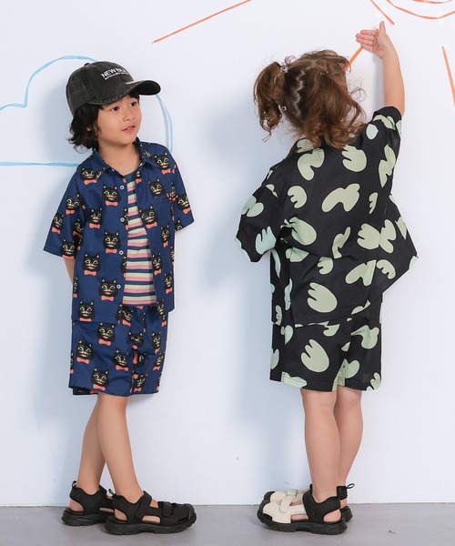 MARKEY'S(マーキーズ)の「総柄メッシュクライミングショートパンツ/セットアップ可(その他パンツ・キッズ・ピンク/チャコール/ブラウン/ネイビー・100/150/90/140/130/120/110)」の8枚目の写真