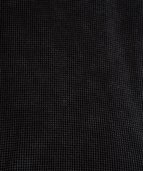 epnok(エプノック)の「ワッフルヘンリーネック半袖Tee(Tシャツ/カットソー・メンズ・ブラック系その他/グレー/ブラック・SMALL/MEDIUM/LARGE)」の18枚目の写真
