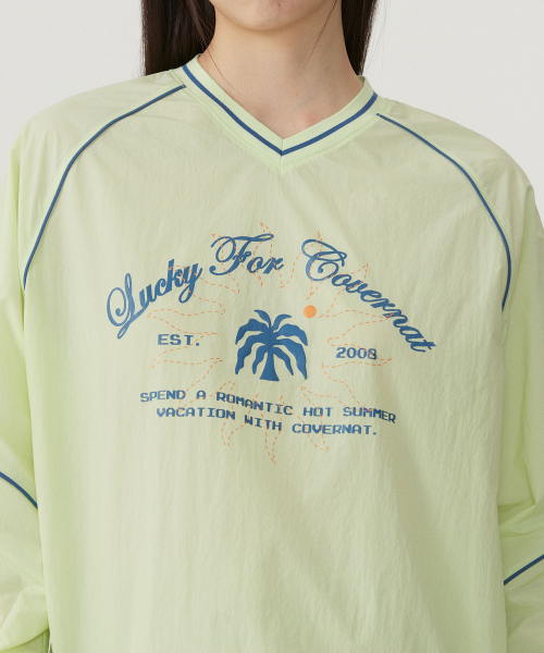 COVERNAT WOMAN(カバーナットウーマン)の「ウィメングラフィックナイロンロングスリーブライム(Tシャツ/カットソー・レディース・その他・WM/WS)」の6枚目の写真