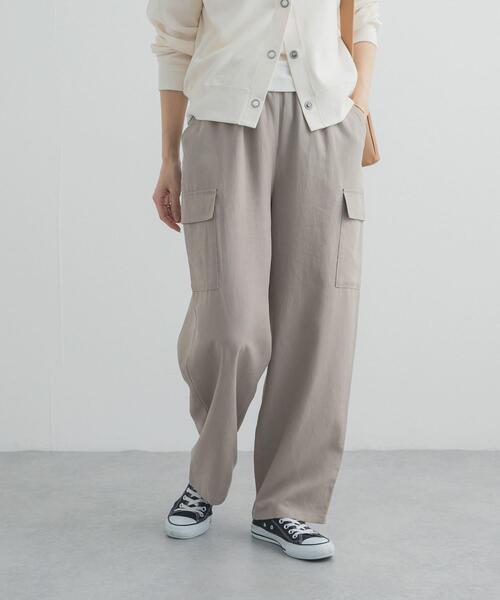 URBAN RESEARCH DOORS（アーバンリサーチドアーズ）の「トロミカーゴイージーパンツ（その他パンツ・レディース・ベージュ系その他/カーキ・SMALL/MEDIUM）」の6枚目の写真