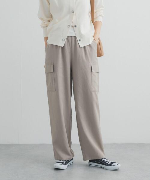 URBAN RESEARCH DOORS（アーバンリサーチドアーズ）の「トロミカーゴイージーパンツ（その他パンツ・レディース・ベージュ系その他/カーキ・SMALL/MEDIUM）」の7枚目の写真