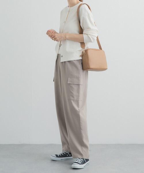 URBAN RESEARCH DOORS（アーバンリサーチドアーズ）の「トロミカーゴイージーパンツ（その他パンツ・レディース・ベージュ系その他/カーキ・SMALL/MEDIUM）」の8枚目の写真