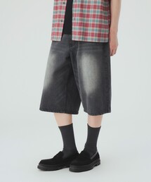 BEAMS HEART | ブラスト ワイドデニム ショーツ(その他パンツ)