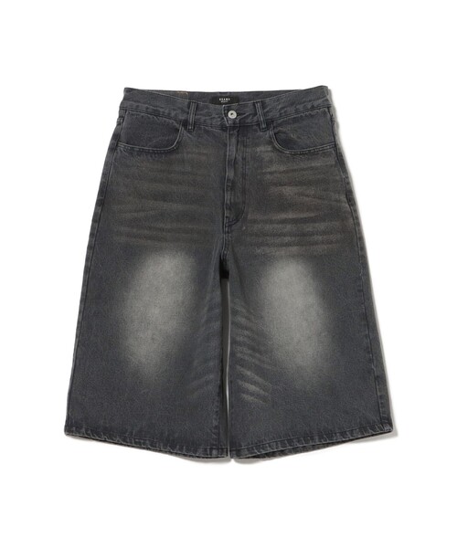 BEAMS HEART(ビームスハート)の「ブラスト ワイドデニム ショーツ(その他パンツ・メンズ・ブラック/ネイビー・SMALL/LARGE/MEDIUM)」の6枚目の写真