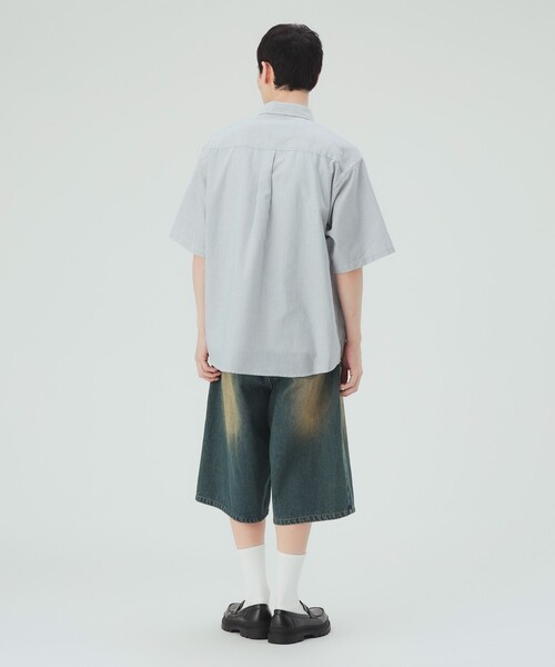 BEAMS HEART(ビームスハート)の「ブラスト ワイドデニム ショーツ(その他パンツ・メンズ・ブラック/ネイビー・SMALL/LARGE/MEDIUM)」の14枚目の写真