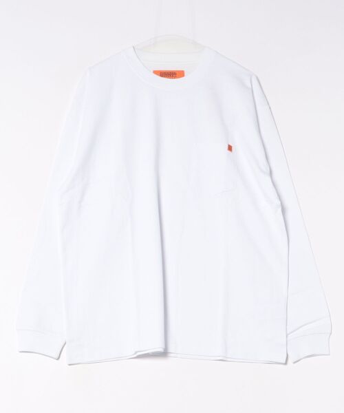 セール】【UNIVERSAL OVERALL】Pocket L/S TEE/ポケット ロング