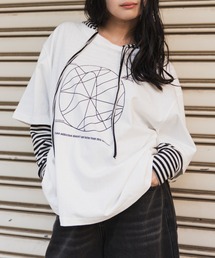 Circle print logo TEE