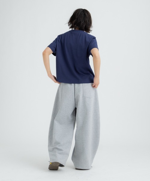 FLUKE HOLIC(フロックホリック)の「Circle print logo TEE(Tシャツ/カットソー・レディース・ホワイト/ブラウン/ネイビー・SMALL/MEDIUM/LARGE)」の15枚目の写真