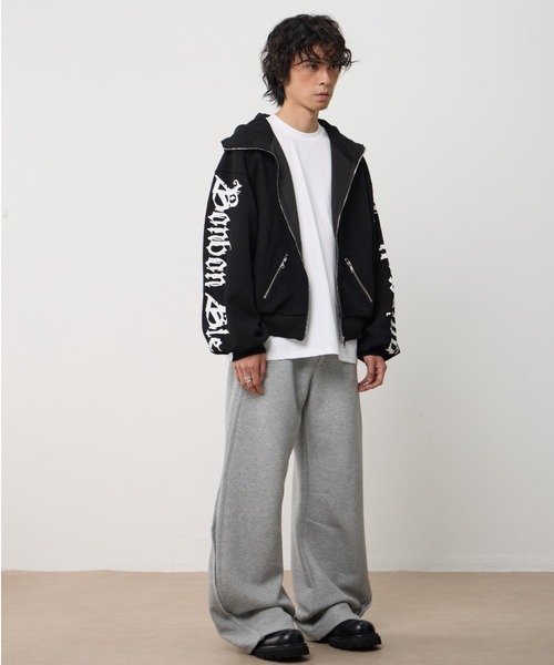 AsRiRe(アスリレイ)の「26ss Sleeve Logo Oversized Hoodie /スリーブロゴオーバーサイズパーカー(パーカー・メンズ・グレー/ブラック・L)」の10枚目の写真