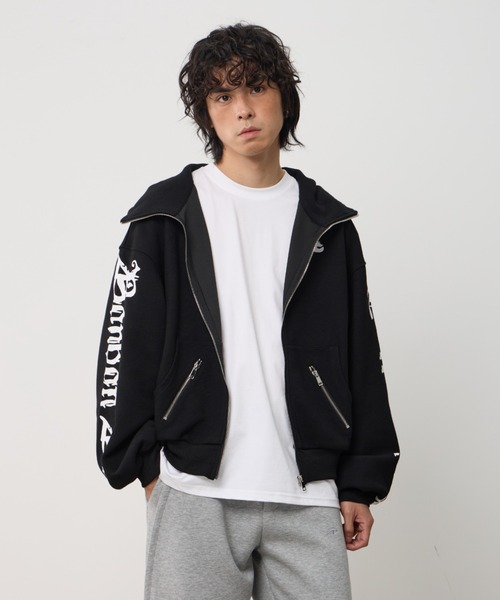 AsRiRe(アスリレイ)の「26ss Sleeve Logo Oversized Hoodie /スリーブロゴオーバーサイズパーカー(パーカー・メンズ・グレー/ブラック・L)」の12枚目の写真