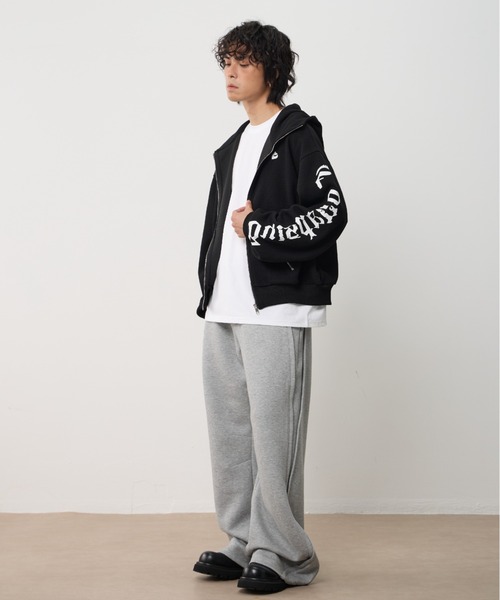 AsRiRe(アスリレイ)の「26ss Sleeve Logo Oversized Hoodie /スリーブロゴオーバーサイズパーカー(パーカー・メンズ・グレー/ブラック・L)」の13枚目の写真