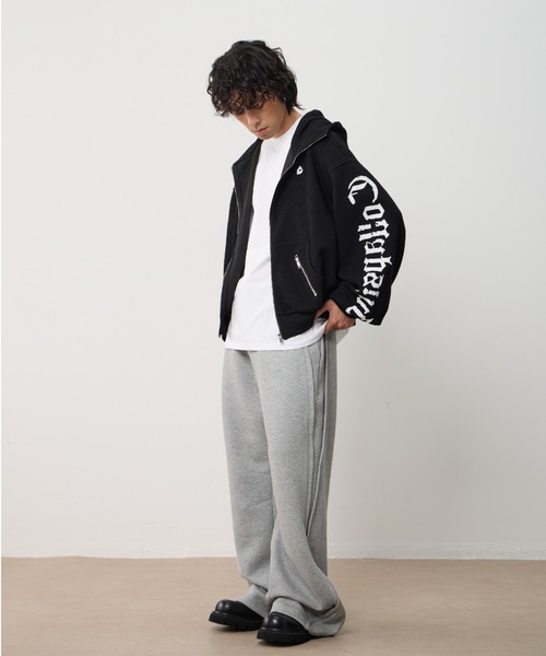 AsRiRe(アスリレイ)の「26ss Sleeve Logo Oversized Hoodie /スリーブロゴオーバーサイズパーカー(パーカー・メンズ・グレー/ブラック・L)」の14枚目の写真