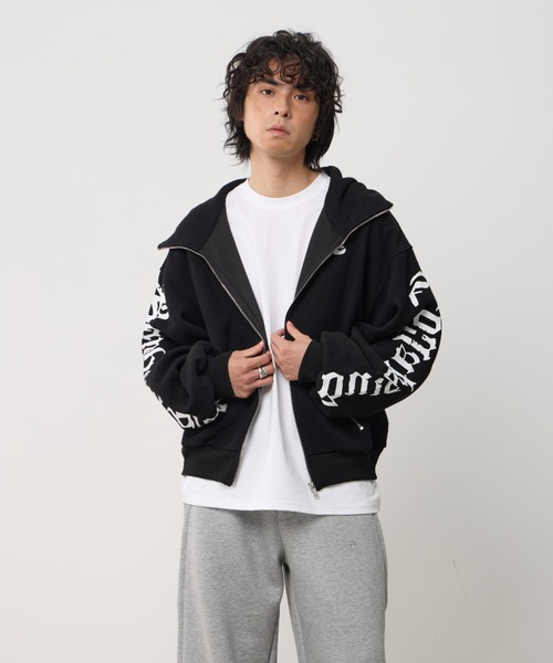 AsRiRe(アスリレイ)の「26ss Sleeve Logo Oversized Hoodie /スリーブロゴオーバーサイズパーカー(パーカー・メンズ・グレー/ブラック・L)」の16枚目の写真