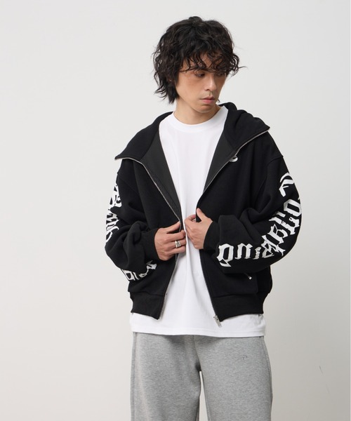 AsRiRe(アスリレイ)の「26ss Sleeve Logo Oversized Hoodie /スリーブロゴオーバーサイズパーカー(パーカー・メンズ・グレー/ブラック・L)」の19枚目の写真