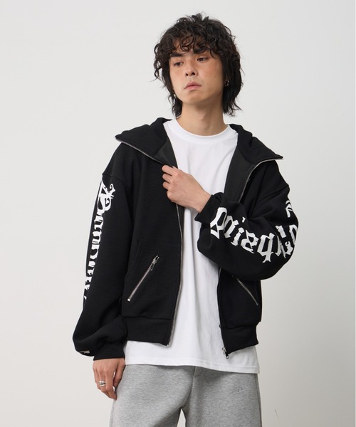 AsRiRe(アスリレイ)の「26ss Sleeve Logo Oversized Hoodie /スリーブロゴオーバーサイズパーカー(パーカー・メンズ・グレー/ブラック・L)」の20枚目の写真