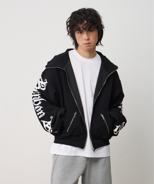 AsRiRe(アスリレイ)の「26ss Sleeve Logo Oversized Hoodie /スリーブロゴオーバーサイズパーカー(パーカー・メンズ・グレー/ブラック・L)」の21枚目の写真