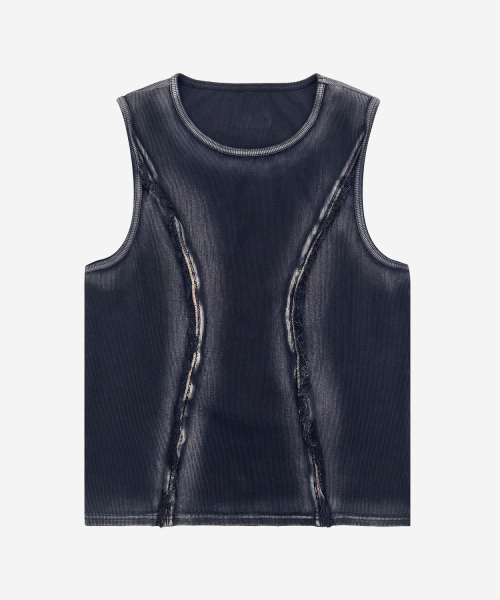 BLR(ビーエルアール)の「Line Cut Sleeveless(Tシャツ/カットソー・メンズ・その他・LARGE/SMALL/MEDIUM)」の3枚目の写真