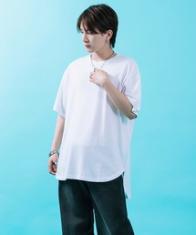 ラウンドヘム 半袖Tシャツ