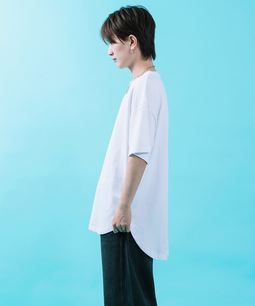 improves(インプローブス)の「ラウンドヘム 半袖Tシャツ(Tシャツ/カットソー・メンズ・杢グレー/ブラック/ホワイト・X-LARGE/LARGE/MEDIUM)」の5枚目の写真