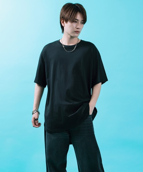 improves(インプローブス)の「ラウンドヘム 半袖Tシャツ(Tシャツ/カットソー・メンズ・杢グレー/ブラック/ホワイト・X-LARGE/LARGE/MEDIUM)」の8枚目の写真