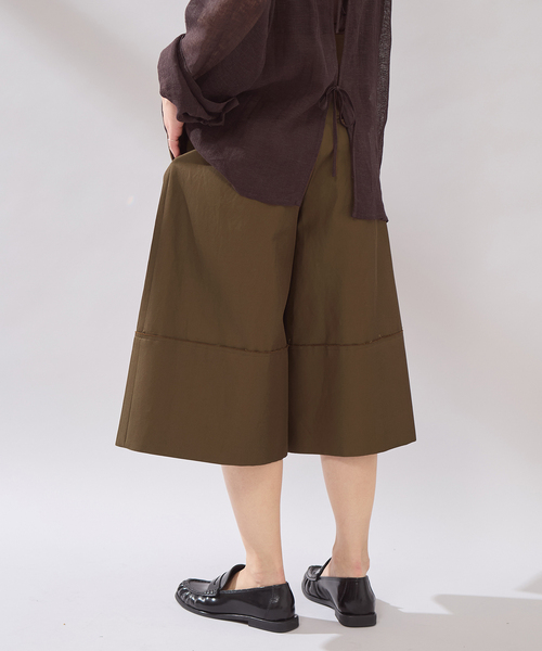 JOURNAL STANDARD（ジャーナルスタンダード）の「【osedit】チノワイドマッキンキュロット（チノパンツ・レディース・ブラック/ブラウン・36/38）」の16枚目の写真