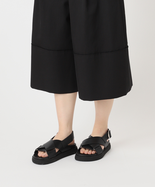 JOURNAL STANDARD（ジャーナルスタンダード）の「【osedit】チノワイドマッキンキュロット（チノパンツ・レディース・ブラック/ブラウン・36/38）」の13枚目の写真