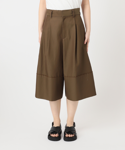 JOURNAL STANDARD（ジャーナルスタンダード）の「【osedit】チノワイドマッキンキュロット（チノパンツ・レディース・ブラック/ブラウン・36/38）」の6枚目の写真