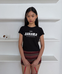 LOTSYOU_Sober Parade T-shirt BLACK