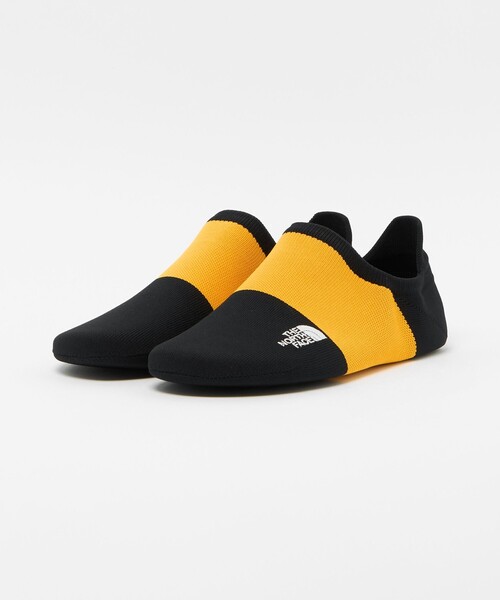 THE NORTH FACE(ザノースフェイス)の「<THE NORTH FACE>ポータブル ソリッパー(ソックス/靴下・メンズ・イエロー/ブラック・L/M)」の5枚目の写真