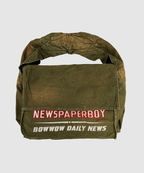 BOW WOW（バウワウ）の「WIDE STRAP NEWSPAPER BAG（ショルダーバッグ・メンズ・グリーン・ONE SIZE）」の13枚目の写真