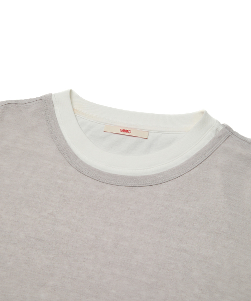 MMIC(エムエムアイシー)の「OVERLAY LONGSLEEVE (GRAY)(Tシャツ/カットソー・メンズ・その他・MEDIUM/LARGE)」の2枚目の写真