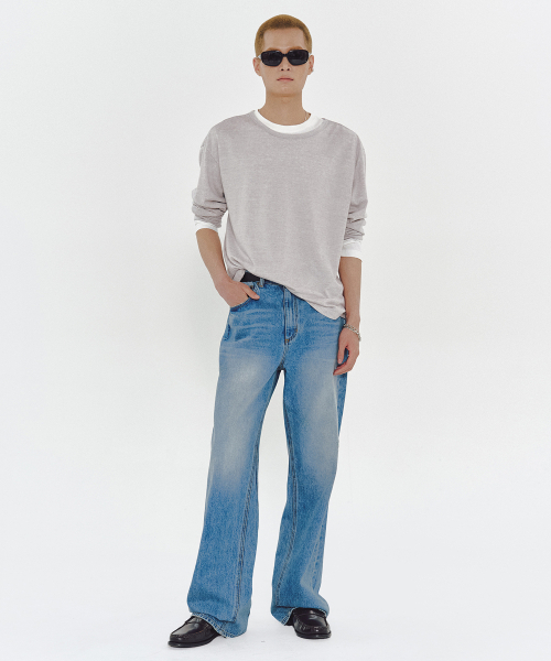 MMIC(エムエムアイシー)の「OVERLAY LONGSLEEVE (GRAY)(Tシャツ/カットソー・メンズ・その他・MEDIUM/LARGE)」の7枚目の写真