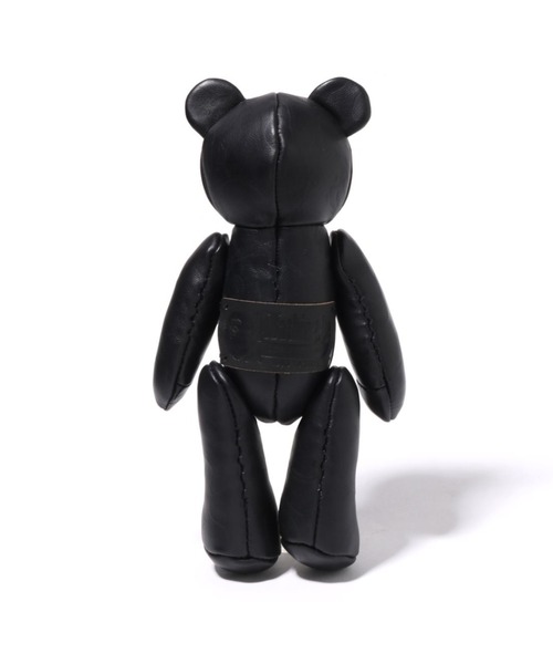 A BATHING APE(アベイシングエイプ)の「SOLID CAMO LEATHER BEAR PLUSH DOLL 25CM(フィギュア・メンズ・ブラック/ブラウン・FREE)」の3枚目の写真