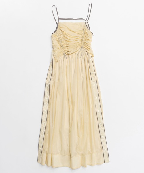 MAISON SPECIAL(メゾンスペシャル)の「Sporty Cami Dress/スポーティキャミワンピース(ワンピース・レディース・ブラック/ライトイエロー・36/38)」の13枚目の写真