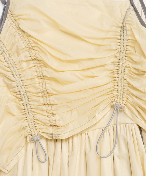 MAISON SPECIAL(メゾンスペシャル)の「Sporty Cami Dress/スポーティキャミワンピース(ワンピース・レディース・ブラック/ライトイエロー・36/38)」の17枚目の写真