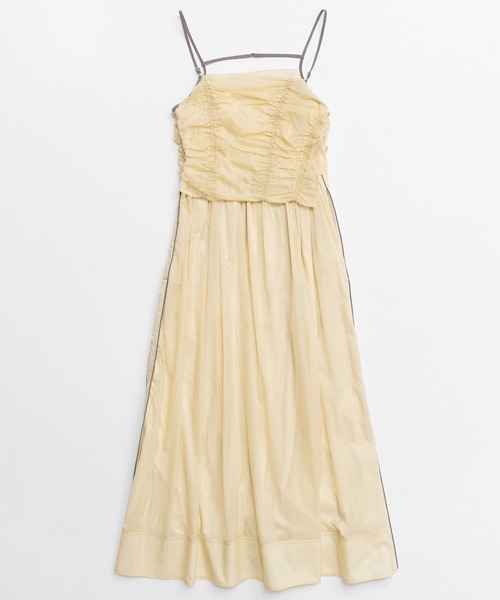 MAISON SPECIAL(メゾンスペシャル)の「Sporty Cami Dress/スポーティキャミワンピース(ワンピース・レディース・ブラック/ライトイエロー・36/38)」の18枚目の写真