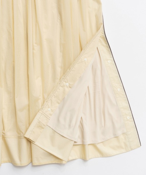 MAISON SPECIAL(メゾンスペシャル)の「Sporty Cami Dress/スポーティキャミワンピース(ワンピース・レディース・ブラック/ライトイエロー・36/38)」の21枚目の写真