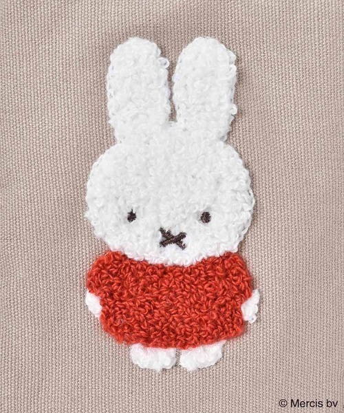 Miffy( ミッフィー)の「miffyスプリングサガラ刺繍コインパスケース(パスケース・レディース・グレー/ベージュ・FREE)」の7枚目の写真