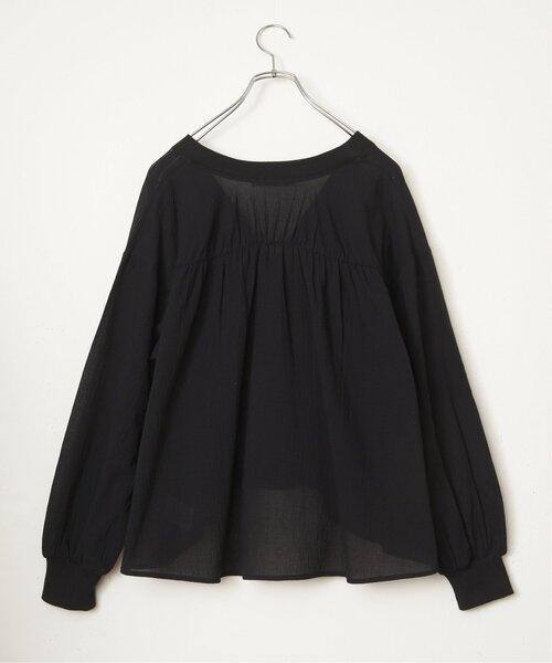 LBC（エルビーシー）の「シアーシャツカーディガン（カーディガン/ボレロ・レディース・ブラック/オフホワイト/ミント・M）」の17枚目の写真