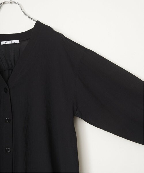 LBC（エルビーシー）の「シアーシャツカーディガン（カーディガン/ボレロ・レディース・ブラック/オフホワイト/ミント・M）」の15枚目の写真