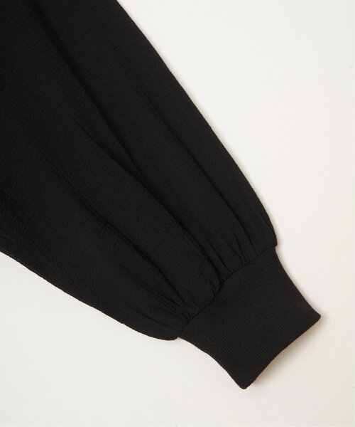 LBC（エルビーシー）の「シアーシャツカーディガン（カーディガン/ボレロ・レディース・ブラック/オフホワイト/ミント・M）」の14枚目の写真